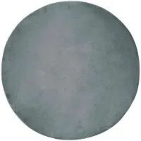 vidaXL Tapis antidérapant en fourrure synthétique Olite Anthracite Ø 120 cm