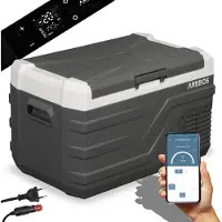 Arebos Glacière à compresseur 26L | jusqu'à -20°C | 12/24V & 230V avec APP