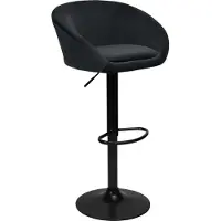 EHokery Paterson bar hocker noir Velours