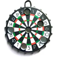 Winkee Cible de fléchettes en couronne, jeu de boisson Dart Board Partyspiel magnétique
