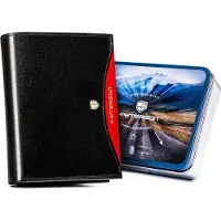 Peterson Portefeuille en cuir pour hommes Dong noir Taille unique