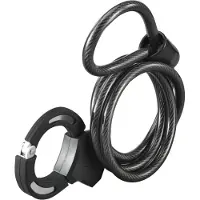Hama Antivol Pour Trottinette Électrique 120 Cm - 2 Clés Noir
