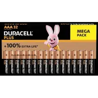 Duracell Batterie Plus AAA, 32er-Pack (00216914)