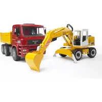 BRUDER MAN TGA Camion à benne basculante, modèle réduit