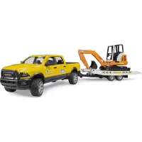 BRUDER GmbH & Co. KG RAM 2500 Power Wagon Service+Mini-Pelleteuse