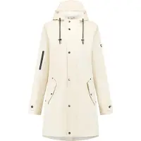Mirage Unisexe, Manteaux, Regenjas Rainfall Trenchcoat maat XL gemaakt van polyester soft touch off white, Blanc