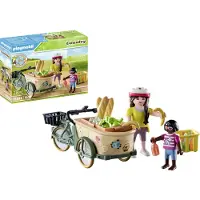 Playmobil Country 71306 Cycliste avec vélo et remorque avant