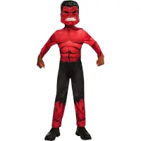 Rubies Déguisement - Marvel Hulk rouge - - 7-8 ans (122-128) - Costumes