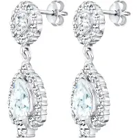 Elli PREMIUM Boucles d'oreilles 'Elegant Funkelnd' argent
