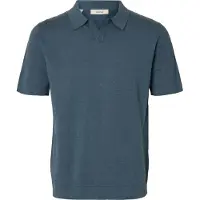 Selected T-Shirt 'SLHMattis' bleu fumé
