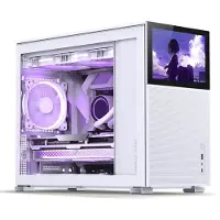 Jonsbo D31 MESH Écran Micro-ATX verre trempé blanc