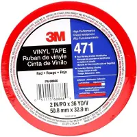 3M 471 32,91 m Vinyl Rouge