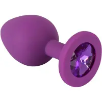 You2Toys - Colorful JOY - plug anal en silicone - taille moyenne (violet)