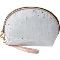 Juleeze Sac cosmétique femme blanc 22x8x14 cm