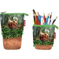 Roth 89475 Etui à crayons 2en1 "T-Rex World" (monde des T-Rex)