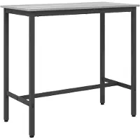 vidaXL Table Sonoma grise 100 x 50 x 90,5 cm