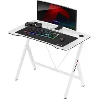 Huzaro Bureau de jeu Hero 1.4 Blanc - bureau de jeu, blanc
