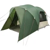 vidaXL Tente dôme pour 6 personnes, couleur verte