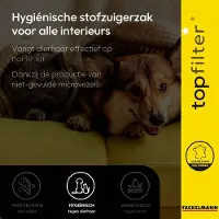 Top Filter Lot de 4 sacs aspirateur Electrolux Philips et Tornado TopFilter Premium