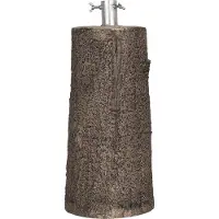 Clayre & Eef Support pour sapin de Noël Arbre Ø 23x52 cm Marron Matériau céramique