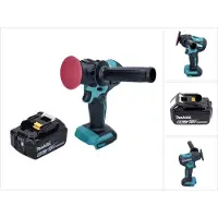 Makita DPV300G1 Polisseuse sans fil 18V - 50/80mm - Brushless + 1x Batterie 6,0 Ah - sans chargeur