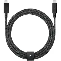 Native Union Belt Pro Usb-c To Usb-c 2.4m 240w Usb-c Cable 4 M Argenté