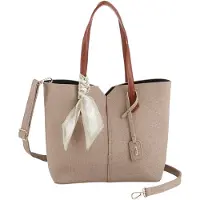 Rieker Sac à main - - Moletta - Beige - Bandoulière réglable - Fermeture zippée et rabat
