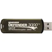 ISTORAGE Encrypted Defender 3000 - USB-Flash-Laufwerk - verschlüsselt - 16 GB - USB 3.2 Gen 1 - FIPS 140-2 Level 3 - TAA-konform (KDF3000-16G)