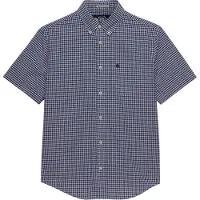 Superdry Homme Chemise Preppy Poplin à Manches Courtes Navy Taille: XL