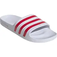 Adidas Mule 'ADILETTE AQUA' rouge foncé / blanc