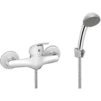 Invena Robinet de douche Mitris avec ensemble de douche