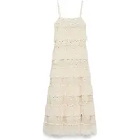 Vero Moda Robe 'VMLoretta' greige / noir / blanc
