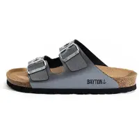 Bayton Mule 'JANNY' gris / noir