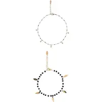 Faina Bracelet or / noir