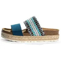 Bayton Mule 'CADIX' bleu / mélange de couleurs