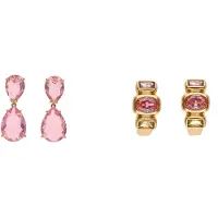Faina Boucles d'oreilles or / rose