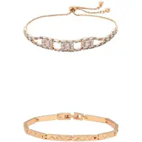 Faina Bracelet or / transparent