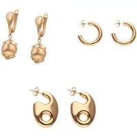 Faina Boucles d'oreilles or