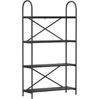vidaXL Étagère Chêne noir 80 x 30 x 146 cm Bois d'ingénierie