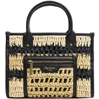 Pepe Jeans pour femme. PL0300105 Sac Zadie London beige, noir (OSFA), Casuel, Papier