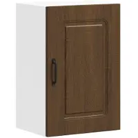 vidaXL Armoire de cuisine suspendue Kalmar brun imitation chêne Matériau dérivé du bois