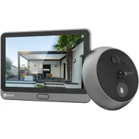 Ezviz CP4 : judas numérique à piles, judas vidéo sans fil 1080p avec écran tactile, vendu en qualité A (6941545611068)