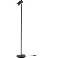 Good&Mojo - Lampadaire Java - Noir - Ø23cm pour salon, chambre à coucher