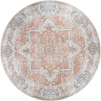 House Nordic Tapis coloré Havana - Bleu/Orange 200cm