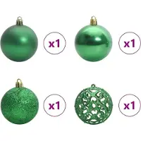 vidaXL Sapin de Noël artificiel Vert 150 cm PVC, Acier et Plastique
