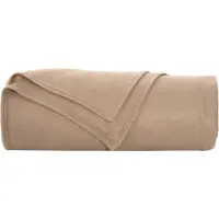 vidaXL Couvertures À Jeter 6 Pcs Camel 280 X 210 Cm Toison