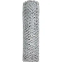 vidaXL Clôture hexagonale argent 0,4 x 10 m Acier galvanisé