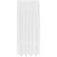 vidaXL Rideau en Dentelle avec des rideaux Blanc 245x150cm Polyester