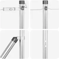 vidaXL Poteau de clôture. Autre 26 pcs Argent 3.2 x 3.2 x 190 cm Acier