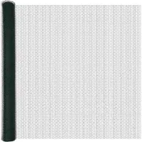 vidaXL Clôture hexagonale avec fondations en béton, 100 x 1,4 m, couleur verte